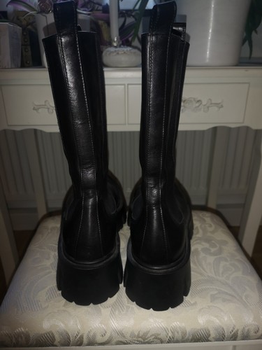 Chunky boots leder - chunky,