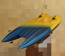 Graupner Systems Katamaran von 1988 Vintage Modellbau Top Für Restaurierung