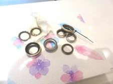 Ein ausrangierter Steuersatz/Ersatzteile Shimano 600, Basiskonus fehlt.