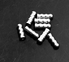 8 Möbel Schubladen Griffe Metall edelstahloptik