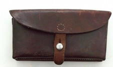 Schweizer Armee Munitionstasche aus Leder, datiert 1963