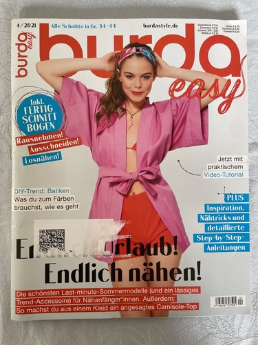 Burda easy 2021 neu und - burda,