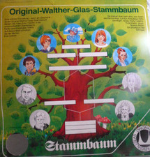 Original Walther Kristallglas Stammbaum Familie- Lieblings- Spaßbaum D - 27,5cm