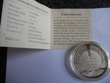 Medaille 10 Jahre Mauerfall 1989-1999 Geschichte der DDR