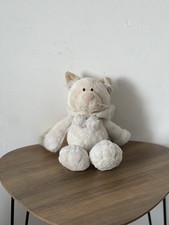 Nici Snow Cats Schneekatze Bommelmütze Weiß Plüschtier 35 cm
