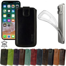 Suncase® Hülle Tasche Leder