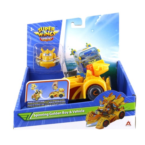 Spinning golden boy vehicle - golden, &