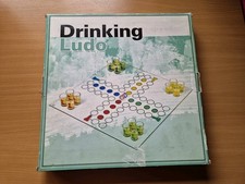 Drinking Ludo - Trinkspiel, Gesellschaftsspiel, Brettspiel mit Glasbrett