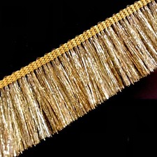 ab 1 Meter Lurex Fransen 4cm