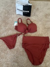Calzedonia Bikini Badeanzug 3 tlg. Neu mit Etikett 65€  90B/85C/80D S M