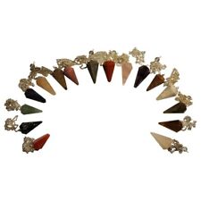 Mini Halbedelstein Pendel 2,5-3,5cm viele Sorten pendolo pendulo pendule dowser