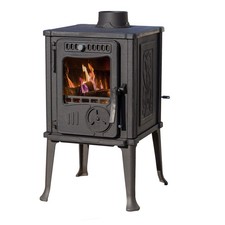 Kaminofen Gusseisen Ofen Antik Holz Guca Iskra Holzofen Klein 6 kW Guss Holzofen