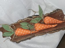 3 Stoff Möhren Osterdeko