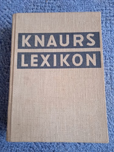 Knaurs lexikon 1951 52 - knaurs, /52
