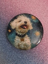 MAGNET -- MALTESER -- HUND  --