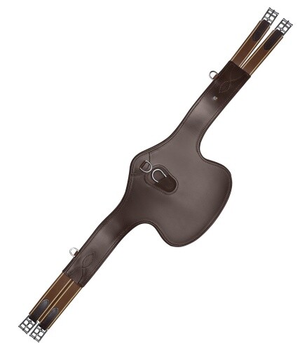 Ledersattelgurt mit - -,