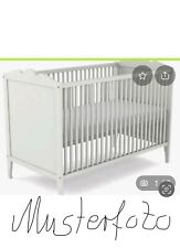 Babybett Hensvik IKEA mit Matratze 120x60cm, FB. weiß