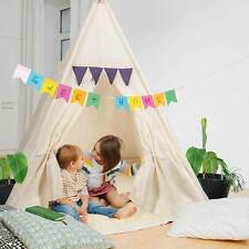 Tipi Kinderzelt Baumwolle XXL; Kinderspielzelt Indianerzelt Spielzelt für Kinder