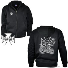 Biker Chopper Jacke Hoodie