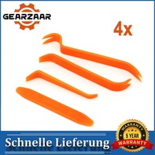 4X Cliplöser Demontage PKW AutoRadio Montagehebel Werkzeug KFZ Reparatur Bausatz