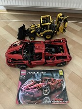 Lego Technic Technik 8455 Pneumatik Bagger und 8653 Enzo Ferrari
