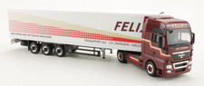 MAN Kühl-Koffersattelzug "Felix Transport AG CH" Herpa 1:87 H0 ohne OVP [ME4-B8]