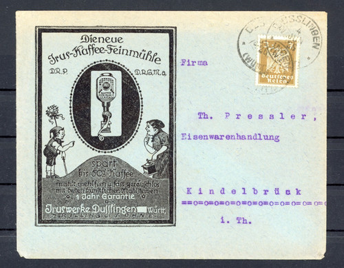 Illustrierter firmenbrief - illustrierter,