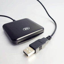 ACR39U-U1 Chipkartenleser IC Smart Card Reader mit USB Kabel Schwarz