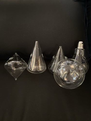 Glas deko hänge - glas, set
