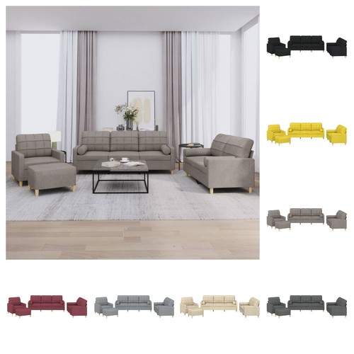Sofagarnitur mit kissen sessel - kissen,