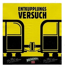 Bieretikett Brauerei Brinkhoff