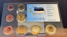 Estland Medaillenset 2010 Stempelglanz verschweißt in Noppenfolie