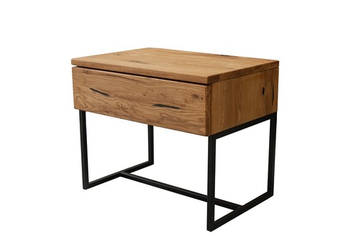 Nachttisch 50x41cm massivholz - nachttisch,