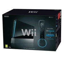 Nintendo Wii Sports Resort Pack Limited Edition Schwarz Spielekonsole - Ovp