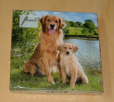 20 Servietten GOLDEN RETRIEVER
