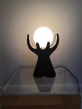 Tischlampe Design Keramik Vintage  Hände Lampe Kugel, 70/80er Jahre.