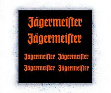Jägermeister NEON Sponsoren Aufkleber Set 6-Teilig freie Farbauswahl Motorrad 