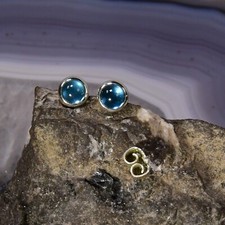 Topas Ohrring, 925er Silber