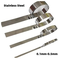 5M Länge 304 Edelstahl Band Folie Blech Platte Streifen Panel 0,1mm-1 mm Dick