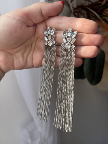 Silberfarbene strass - silberfarbene,