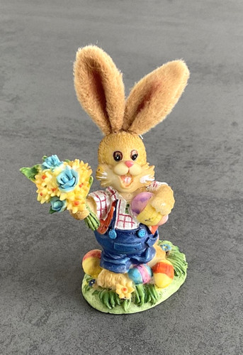 Osterhase keramik mit - keramik,