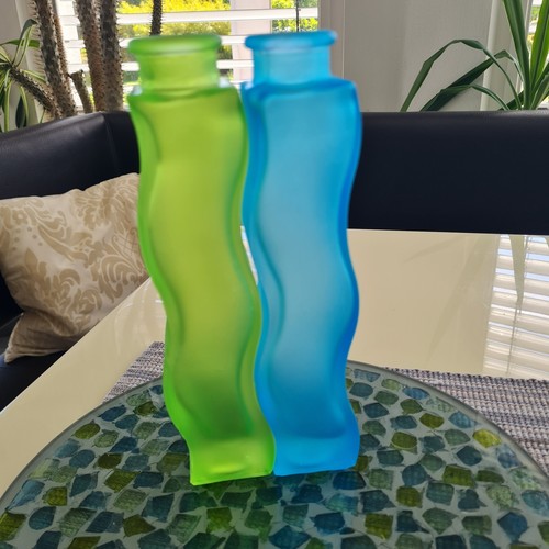 Glasvasen geschwungen in - 2,