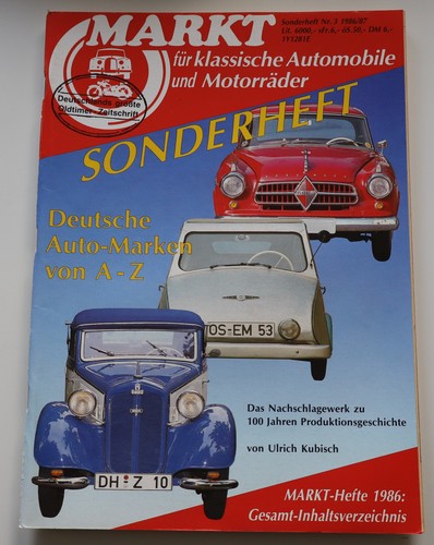 Oldtimer markt sonderheft - sonderheft, nr