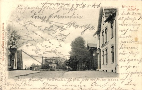 Schlutup hansestadt - ak,