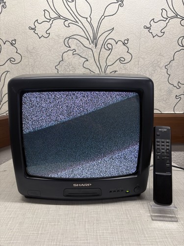 Crt sharp 37am 12s - tv,