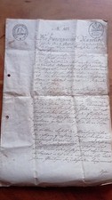 Altes dokument urkunde 1823 - altes,