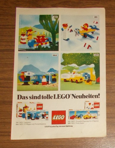 Seltene werbung lego legoland - werbung,