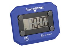 Elektronische Parkscheibe Digitale Parkuhr Blau mit Zulassung  DE KBA Zulassung