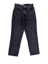 H&M Damen Jeans schwarz Gr. 32