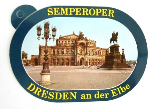Souvenir aufkleber semperoper - souvenir-aufkleber,